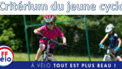Critérium Départemental du Jeune Cyclotouriste.