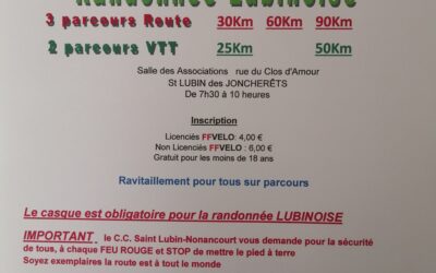 Randonnée LUBINOISE