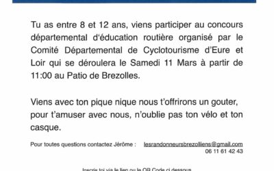 Concours Départemental d’éducation routière à BREZOLLES