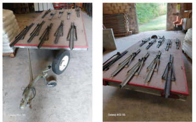 Le club « Les Cyclos de Saint Georges », vend remorque de transport 10 vélos